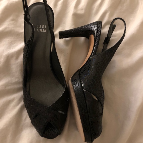 Stuart Weitzman low platform pumps gently worn!!! - Picture 2 of 5